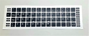 Tastatur Stickers Deutsch Aufkleber Laptop Notebooks TOP-Qualität - Bild 1 von 1