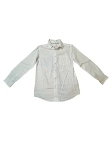 Cat & Jack Boy's White Button-Down Dress Shirt EUC Worn Once Size L, 12/14 - Picture 1 of 4
