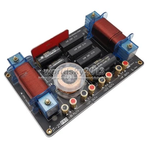 1x 1800W Double Bass One High 2 Way Crossover Speaker Frequency Divider Filter - Picture 1 of 6