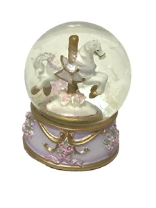Classic Pink - Carousel Snow Globe (C) - Picture 1 of 2