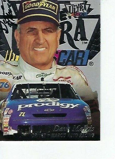 DAVE MARCIS SIGNED 1996 FLEER ULTRA #112 - NASCAR - Image 1 of 1