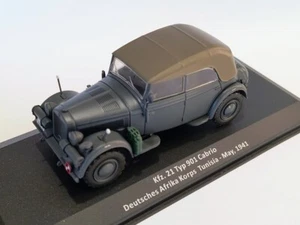 Kfz. 21 Typ 901 Cabrio DAK Tunis 1941 1/43 - Altaya No20 - Bild 1 von 4