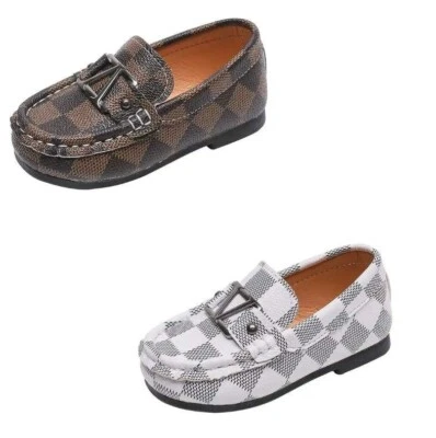 This  baby boy's classic Loafers Infant Shoes 6- 12 Months Baby Walking Shoes. - Image 1 of 2