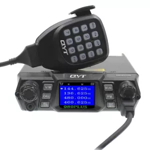 QYT KT-980 Plus 50W Dual Band 136-174&400-480mhz Two Way Radio DTMF FM Radios - Picture 1 of 11