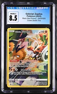 Tarjeta de Pokémon Galarian Zapdos SWSH283 Black Star Promoción CGC 8,5 - Imagen 1 de 2
