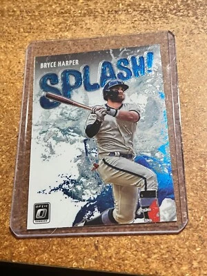 2022 Donruss Optic Baseball Splash # SP-7 Bryce Harper - Image 1 of 2