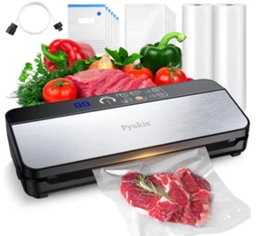 Máquina Selladora al Vacío, Máquina Selladora de Alimentos 80KPA Automática 8 en 1 - Imagen 1 de 7