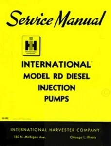 International 282 361 817 Diesel Engine IH RD Injection Pump Shop Service Manual - Picture 1 of 1
