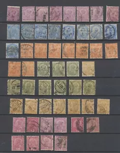 India Stamps 1911-1923:SG167/75;177/84 Used CV £97.6 - Picture 1 of 2
