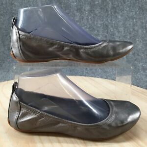 Cole Haan Shoes Womens 6 B Ballet Flats D41102 Casual Comfort Silver Slip On