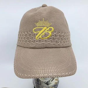 Boho Style Dale Jr #8 Budweiser Adjustable Strapback Knitted Women's Hat Tan - Picture 1 of 7