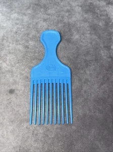 "Peine elevador vintage de plástico con textura de cocodrilo azul Goody años 90 6,5""" - Imagen 1 de 3