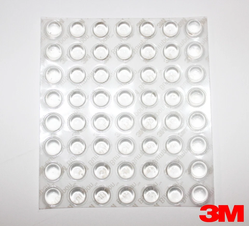 3M SJ5303 Clear Bumpon Blister Pack (56 Bumpons) - Image 1 of 1