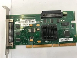 0T2484, LSI21320-IS - DELL DUAL CHANNEL ULTRA 320 64-BIT SCSI CONTROLLER CARD. - Picture 1 of 3