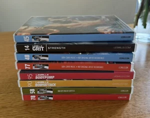 Les Mills DVD Lot & NOTES ONLY (NO CD) RPM BODYATTACK GRIT BODYCOMBAT Workout - Picture 1 of 11