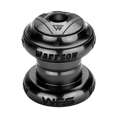 WFS NV.73 1 Inch CNC Alloy Threadless Headset with Top Cap , Black - Image 1 of 4