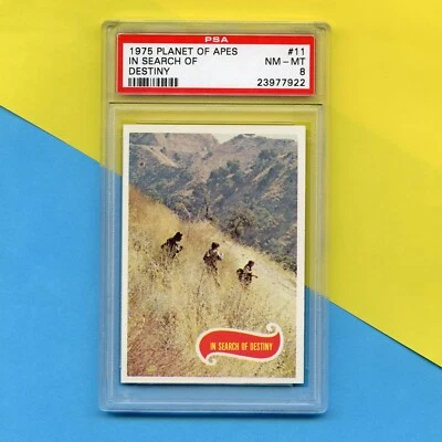 Original 1975 Planet of the Apes Trading card #11 PSA 8 - Image 1 of 3