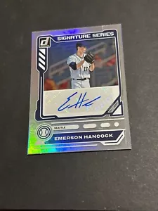 2023 DONRUSS EMERSON HANCOCK SIGNATURE SERIES AUTO #SS-EH - MARINERS - FREE SHIP - Picture 1 of 2