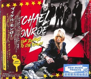 Michael Monroe w/LIVE 2016 NEW 2 CD I Live Too Fast To Die Young! Deluxe Ed. - Picture 1 of 2