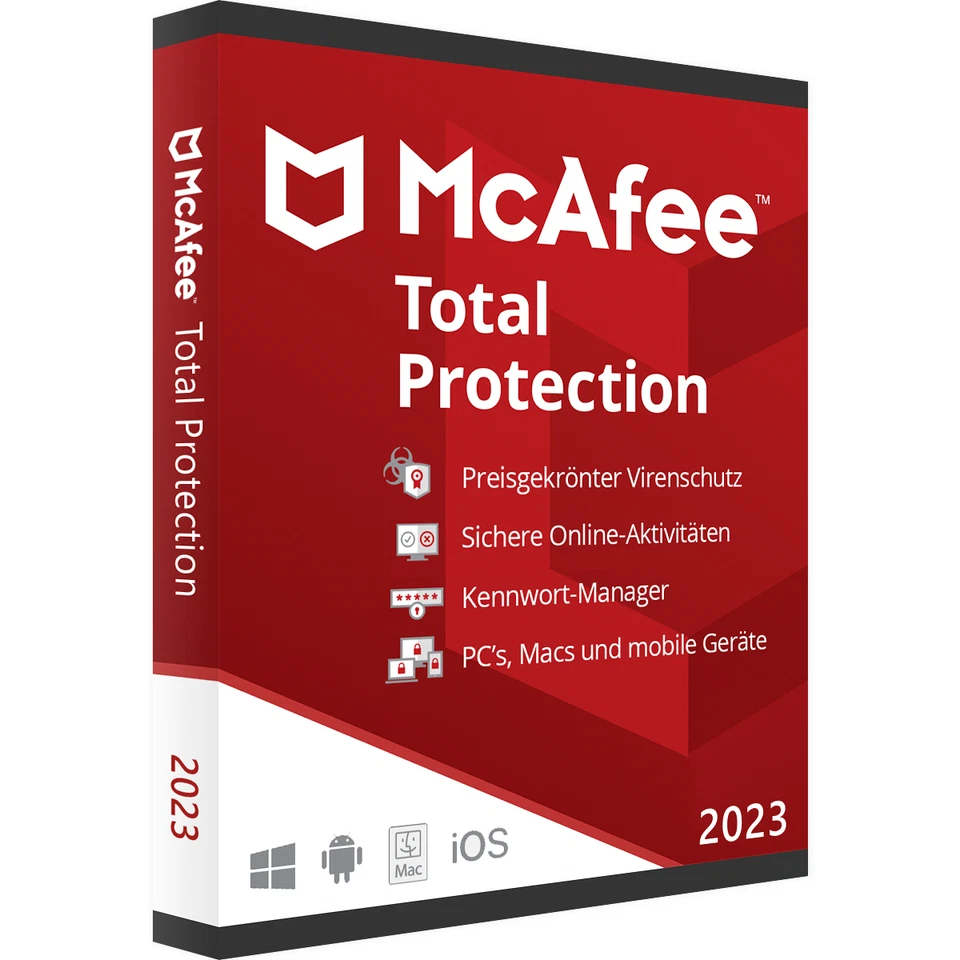 McAfee Non-Games Total Protection 5 Device - Bild 1 von 1