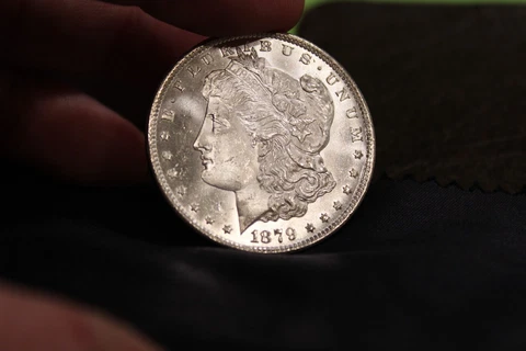 1879 S  MORGAN DOLLAR~~THE BEST YOU'LL FIND UN-GRADED!~~PANDEMIC FIND~~ABSOLUTE! Cover