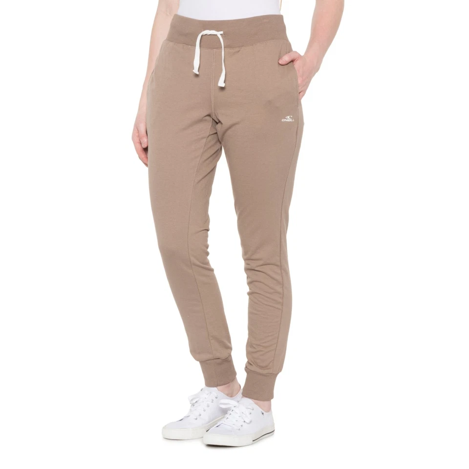 O'Neill French Terry Joggers Taupe Beige Women's XS Style 1518350C