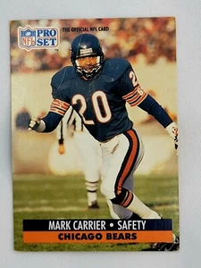 Mark Carrier Chicago Bears Safety - NFL Pro Set 1991 #101 - Picture 1 of 2