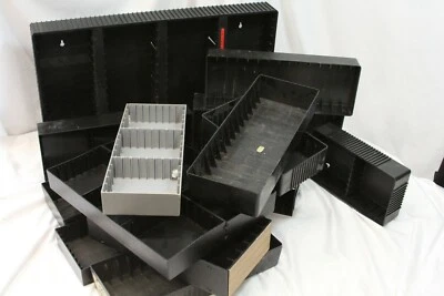 Cassette Tape Holders Large Lot 14 Storage Cases - Image 1 of 4