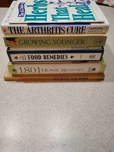 Natural Remedies Book Lot Of 6 - Home Remedies, Food Remedies, Growing Younger, - Picture 1 of 14