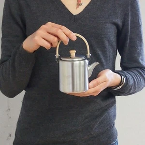 Workshop Aizawa Black Pepper Straight Pot String Teapot 400ml with  From Japan - Picture 1 of 7