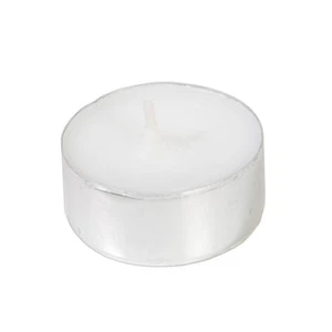 Nightlights Teelichter in Weiß, 8h Brenndauer, Ø 4cm  - 50 Stück im Tray - Bild 1 von 1