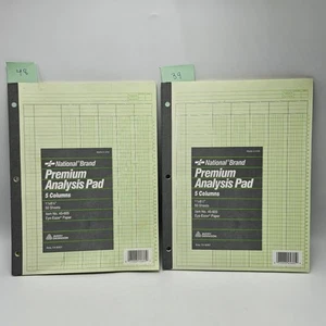 Premium Analyse Pad Set 2 5 Säulen 45-605 National Avery grün 8,5x11 - Bild 1 von 7