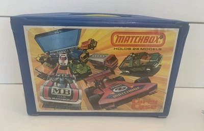 Matchbox Superfast 24 Car Lot Of Vintage Cars With A  1976 Carry Case w/Trays - Image 1 of 4