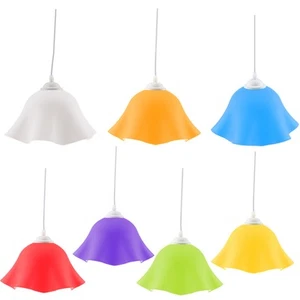 E27 Flower Shaped Ceiling Pendant Light Shade Lampshade Shades Decor - Picture 1 of 50