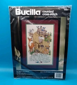 De Colección Bucilla San Francisco y Amigos Contado Punto de Cruz Oso Animales 10" X 16" - Imagen 1 de 9