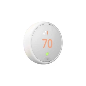 GOOGLE NEST THERMOSTAT E PROGRAMMABLE SMART T4000ES - WHITE - Picture 1 of 5
