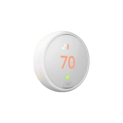 GOOGLE NEST THERMOSTAT E PROGRAMMABLE SMART T4000ES - WHITE - Image 1 of 4