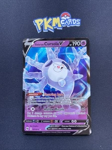 Pokémon TCG Galarian Cursola V Champions Path 021/073 Ultra Rare LP. - Picture 1 of 3