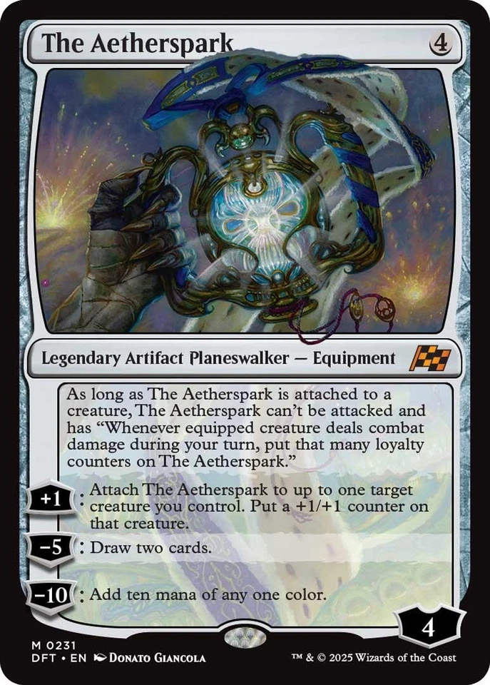 The Aetherspark 231 NM Foil Aetherdrift MTG EN - Image 1 of 1