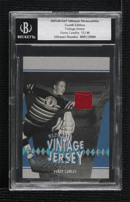 2003-04 ITG Ultimate Memorabilia 4th Edition Vintage Jersey /40 Harry Lumley HOF - Image 1 of 2