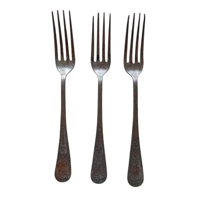 *HH* Antica Forchetta Stemma Savoia Regno Posata Re Vittorio Emanuele Umberto I  - Immagine 1 di 4