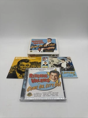 Ritchie Valens Come On, Let's Go бокс-сет 3 CD набор и открытки плакат Del-Fi 1998 - Изображение 1 из 3