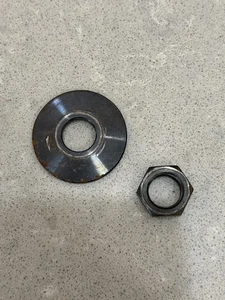 Skilsaw 3400 DORNMUTTER & UNTERLEGSCHEIBE Flansch 10" Tischkreissäge Teil - Bild 1 von 2