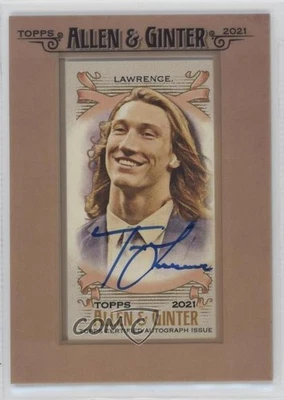 2021 Allen & Ginter's Framed Mini Non-Baseball Trevor Lawrence Rookie Auto RC - Image 1 of 2