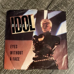 Billy Idol Eyes Without A Face / Blue Highway 45 RPM Vinyl Record - Imagen 1 de 6