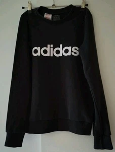 Adidas 🛹 Sweatshirt/Pullover ⚽ Gr.152 🏀Schwarz🏸Kinder👌 - Bild 1 von 3