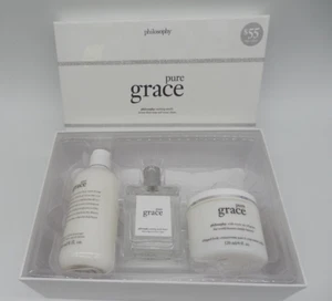 Philosophy 3 PC Gift Set: Pure Grace EDT, Shampoo & Whipped Body Cream NEW - Picture 1 of 6