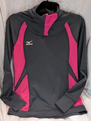 MIZUNO Talla PEQUEÑA Drylite Mujer Manga Larga Rendimiento Atlético Chaqueta Camisa  Foto 1 de 4