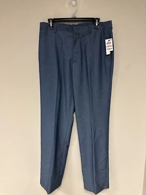 Pantalones de vestir INC International Concepts London para hombre 32 X 32 azul ajuste estándar nuevos con etiquetas Foto 1 de 4