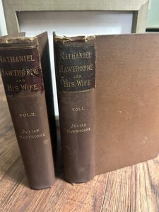 Rare 2nd Edition “Nathaniel Hawthorne And His Wife” Book 1885 Boston Pressing - Imagen 1 de 9